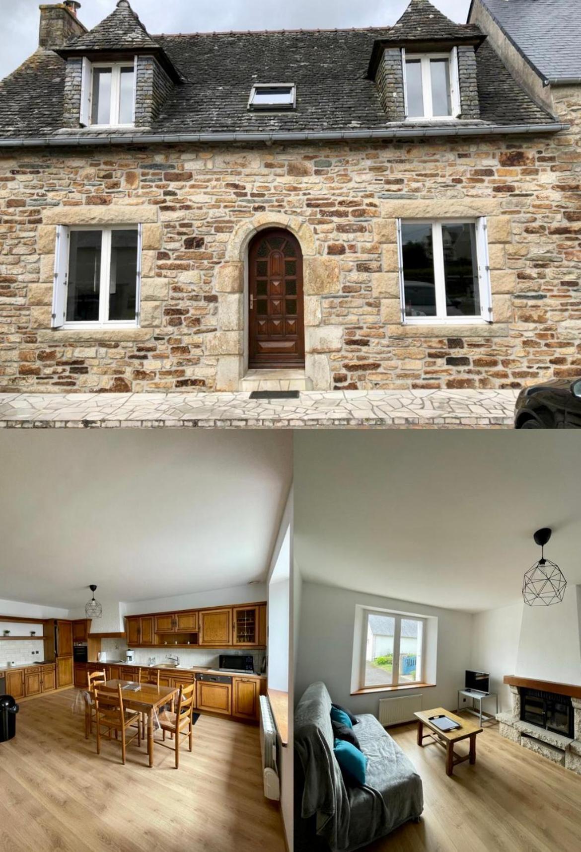 Charmante Maison En Pierre Morlaix Exterior foto